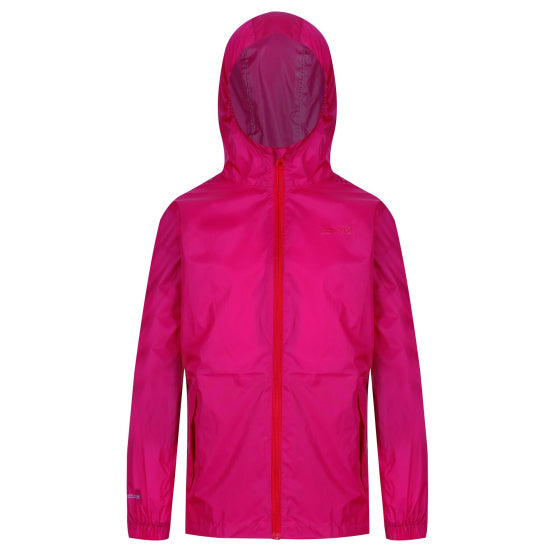 Regatta Pack It III regenjas meisjes roze maat 9-10 jaar