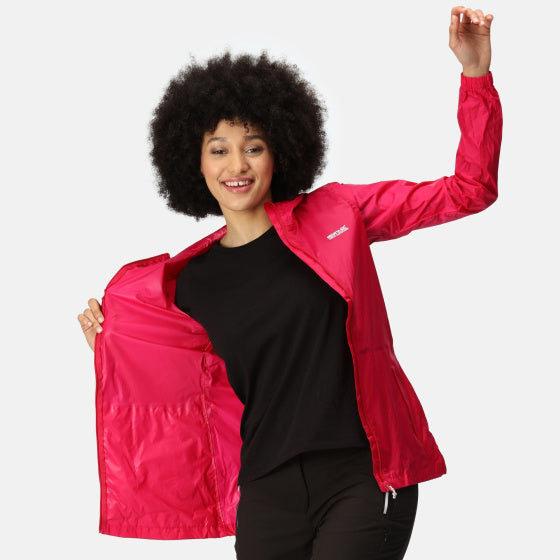 Regatta Pack it III shell jas dames roze maat XL