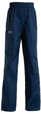 Regatta Regenbroek Pack It junior donkerblauw maat 9-10 jaar