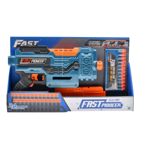 Fast pioneer Speelgoedpistool met Magazijn 24 kogels