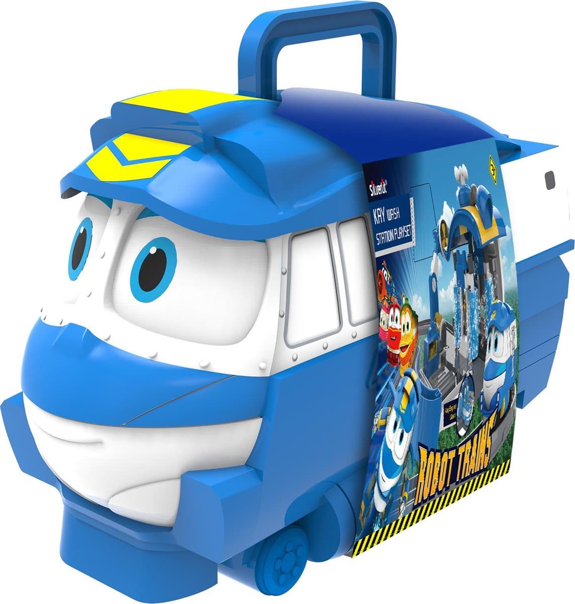 Bongers speelgoed robot trains opbergkoffer voor je treintjes van silverlit