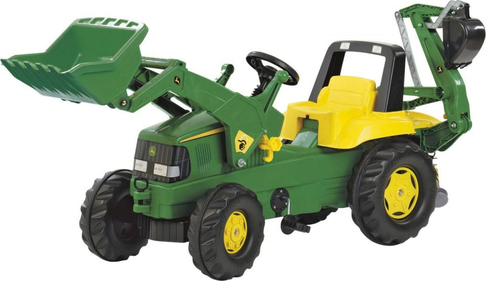 Rolly toys Traptractor RollyJunior John Deere groen geel