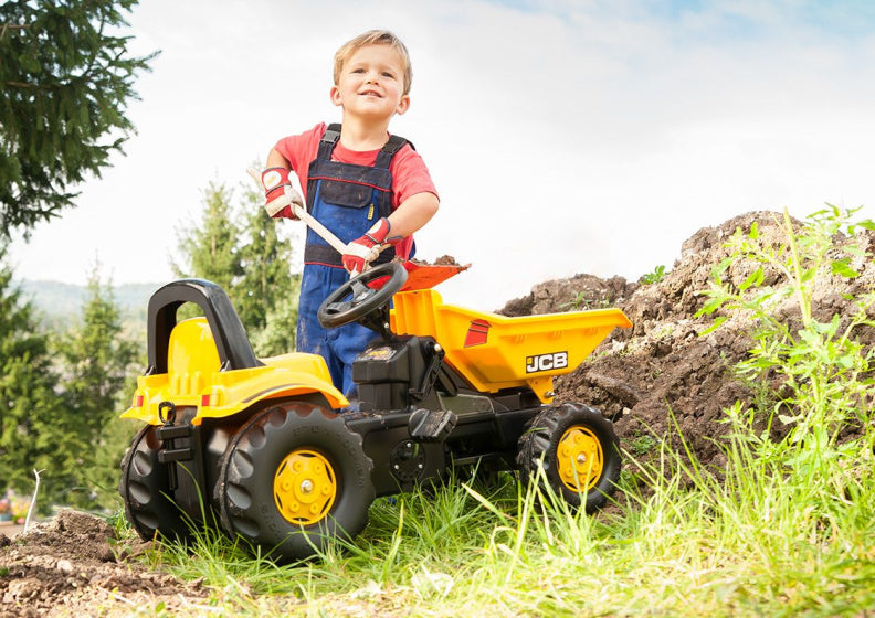 Rolly toys Traptractor RollyKid Dumper JCB junior geel
