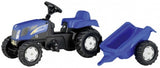 Rolly toys Traptractor RollyKid Holland T7040 junior blauw