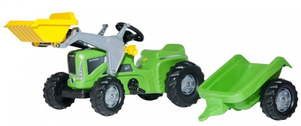 Rolly toys Traptractor RollyKiddy Futura junior groen zwart