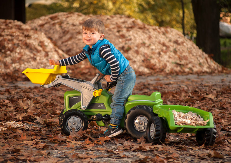Rolly toys Traptractor RollyKiddy Futura junior groen zwart