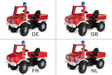 Rolly toys Trapvoertuig RollyUnimog Fire 118 x 81 x 54 rood