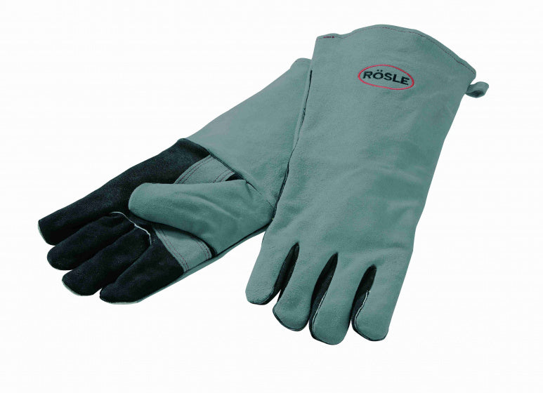 Rösle Barbecuehandschoenen 41,5 cm leer zwart grijs one-size
