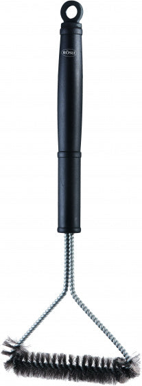 Rösle Reinigingsborstel Barbecue 42,5 cm RVS zwart