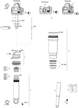 Rockshox schokdemper sidluxe ultimate rl mod. 23 rear shock rs sidluxe ult rl 145 x 27,5mm