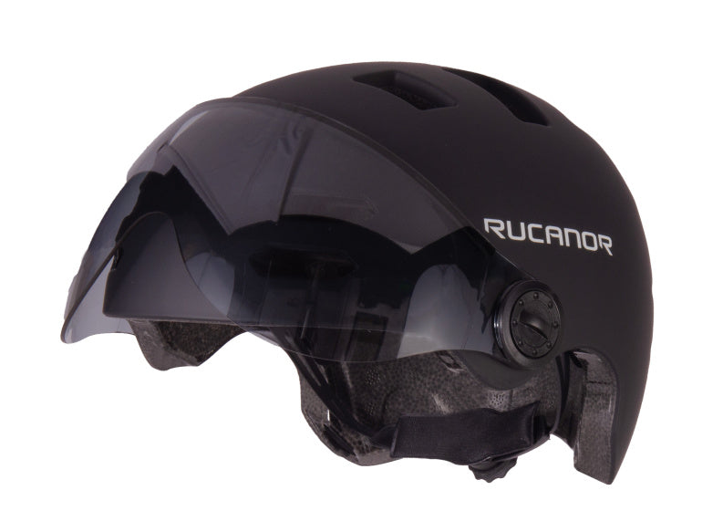 Rucanor Urban Sprint Fietshelm Verstelbaar Zwart Maat 55-58 cm (M)