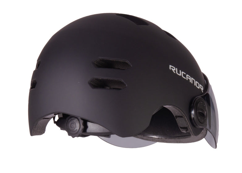 Rucanor Urban Sprint Fietshelm Verstelbaar Zwart Maat 55-58 cm (M)