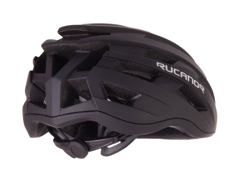 Rucanor Grav Fietshelm Verstelbaar Zwart Maat 55-58 cm (M)