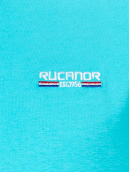 Rucanor Raffi basic shirt ronde hals heren lichtblauw maat L