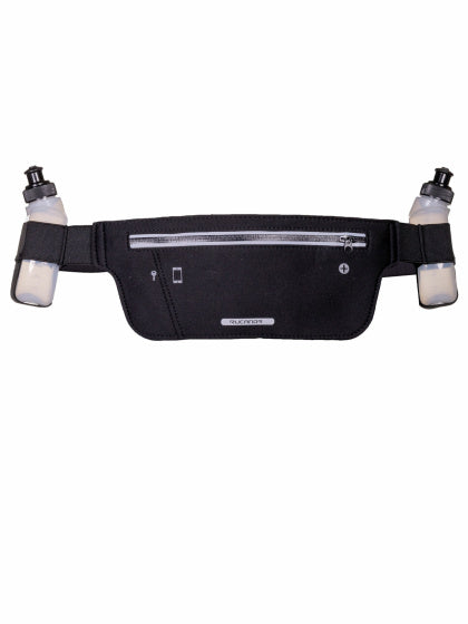 Rucanor Running heuptas 2 flessen unisex zwart