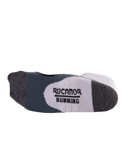Rucanor Hardloopsokken lang 2-pack wit grijs maat 43-46