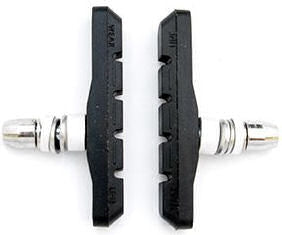 remblokken V-brake 72 x 12,5 mm zwart 2 stuks