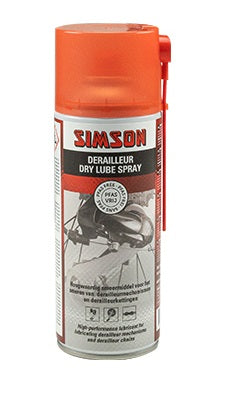 Simson dry lube spray voor derailleur spuitbus 400ml
