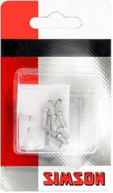 Simson eindhulsjes binnenkabel aluminium p 10 stuks op kaart