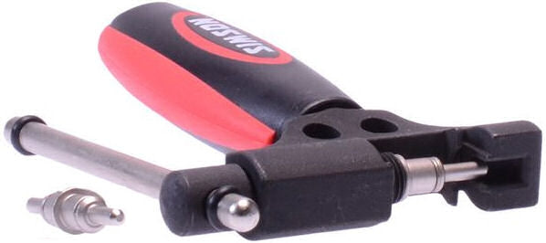 kettingpons De Luxe universeel zwart rood