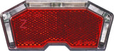 Simson batterij bagagedrager achterlicht tunnel 3 led auto