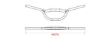 Satori Stuur Satori Aero Ø31.8mm B=700mm mat zwart