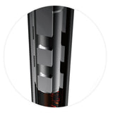 Satori zadelpen xopic 2 verend, ø31.6 350mm, mat-zwart