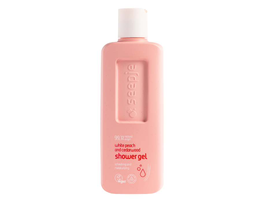 Seepje douchegel - white peach and cedarwood