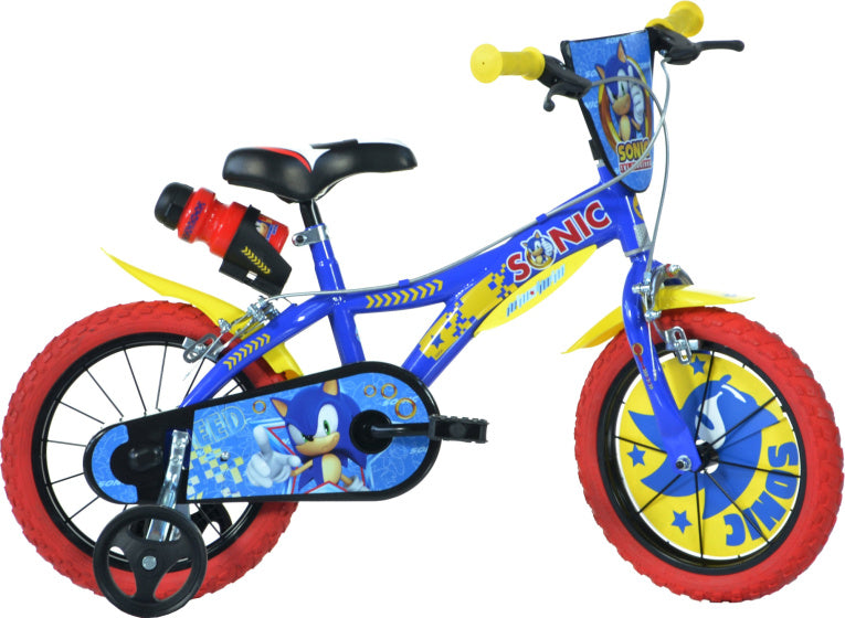 Dino 16 Inch 27 cm Jongens Knijprem Blauw Geel