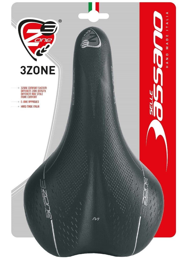 Zadel Selle Bassano Volare M X33 heren - zwart