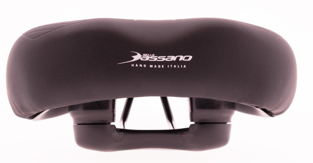 Selle bassano selle bassano zadel volare suprema xxl zwart met elastomeer