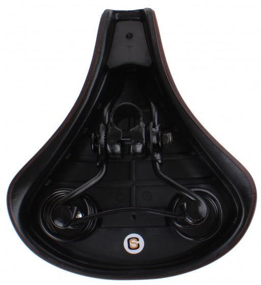 Selle comfort Comfort zadel City Foam bruin. Vacuum gesealed, inclusief strop (werkplaatsverpakking).