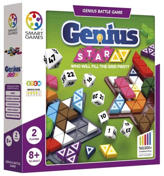Smart games genius star wie heeft het 1e het spelbord vol