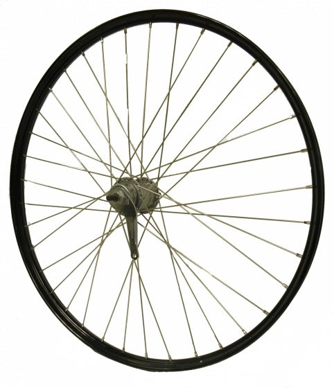 Achterwiel 28-15 8-13 8 Nexus 3V RN RVS spk zwart velg