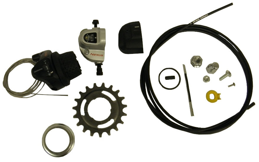 Achterwiel 28-15 8-13 8 Nexus 3V RN RVS spk zwart velg