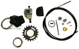 Achterwiel 28-15 8-13 8 Nexus 3V RN RVS spk zwart velg
