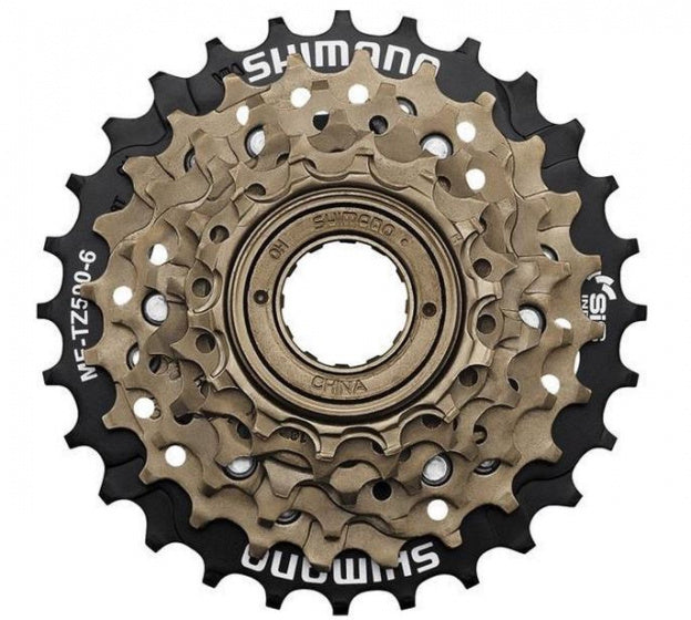 Shimano freewheel 6-speed MF-TZ500 Tourney. 14-28 (werkplaatsverpakking)
