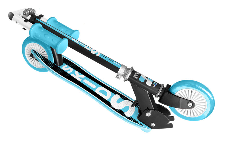 Skids control Vouwstep voetrem junior blauw zwart