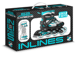 Skids control - Carbone inline skates semi-softboot verstelbaar zwart maat 34-37
