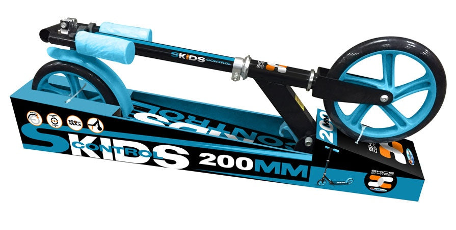 Skids control Vouwstep 200mm voetrem junior zwart blauw
