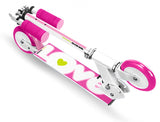 Skids control Vouwstep Love voetrem meisjes roze