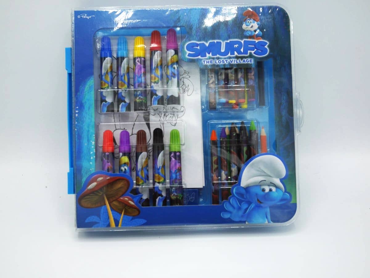 Van der doelen smurfen stationary art set the smurfs