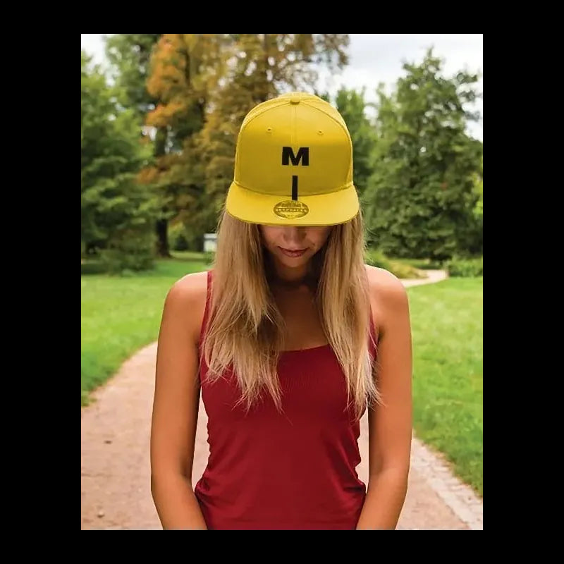 snapback pet mibo geel