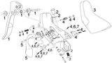 Sram schijfrem apex disc brake apex left rear brake 2000mm
