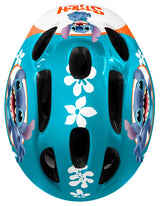 Disney stitch fietshelm verstelbaar petrolblauw maat 52-56 cm (s)