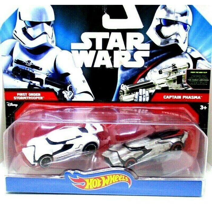 Hasbro star wars 2 auto apos;s captain phasma samen met first order stormtrooper