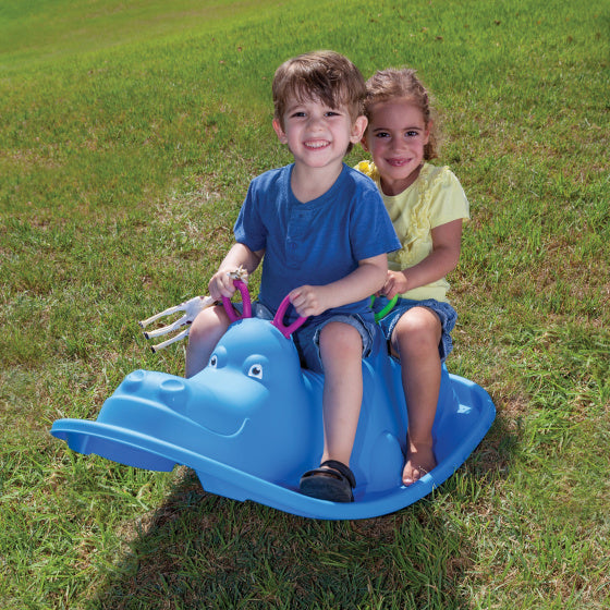 Starplay Hippo Schommelwip voor 1 tot 3 Kinderen 103 cm Blauw