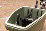 Steco mini mee maxi cosi adapter voor de bakfiets mat zwart