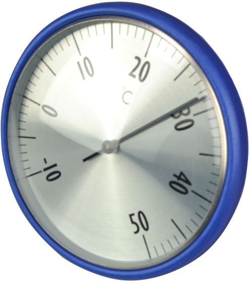 Summer fun Thermometer boei RVS blauw