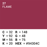 Superior achtergrondpapier 27 flame 1,35 x 11m